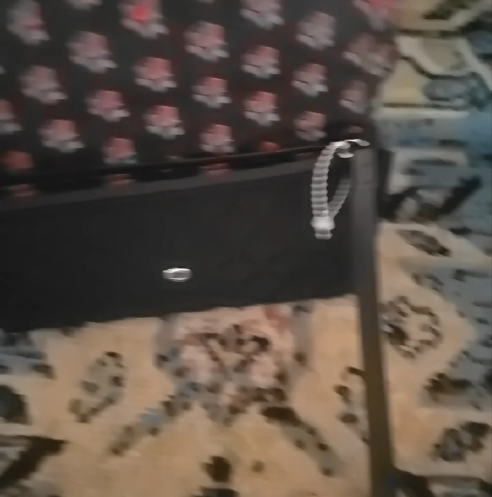 Vera Bradley Quilted Black Wallet Clutch - Picture 4 of 6